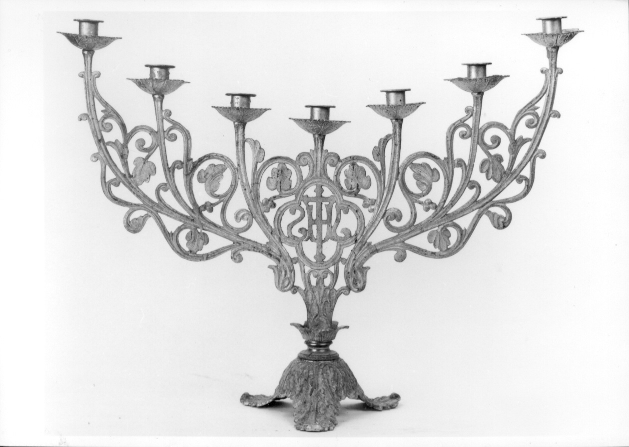 candelabro, serie di Bertarelli Fratelli Ditta (primo quarto sec. XX)
