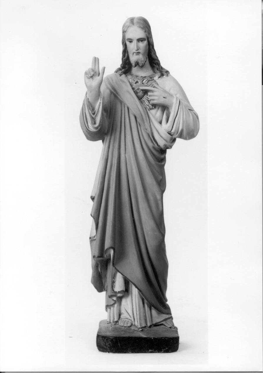 Sacro Cuore di Gesù (statua, opera isolata) - ambito Italia settentrionale (secondo quarto sec. XX)