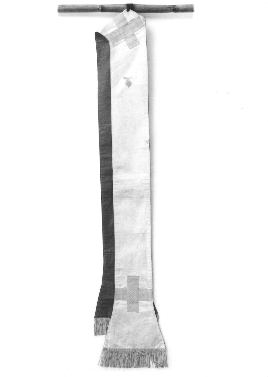 stola, elemento d'insieme - manifattura italiana (prima metà sec. XX)