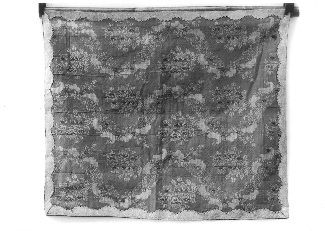 velo di calice, elemento d'insieme - manifattura italiana (terzo quarto sec. XIX)