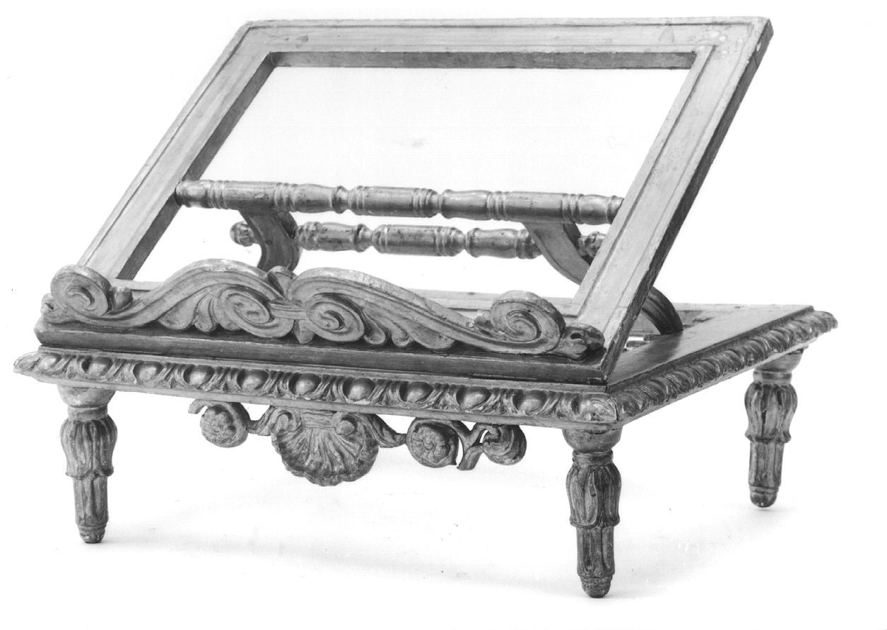 leggio d'altare, opera isolata - ambito piemontese (seconda metà sec. XVIII)