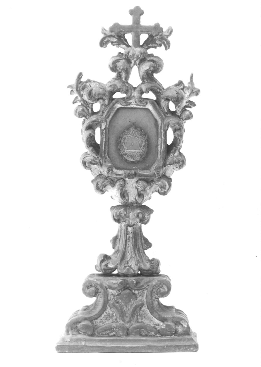 reliquiario, opera isolata - ambito piemontese (secondo quarto sec. XIX)