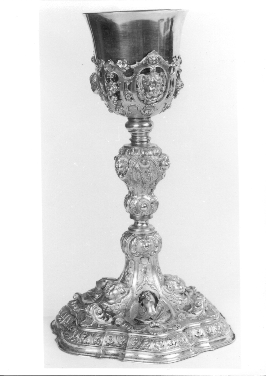 MADONNA E SANTI (calice, opera isolata) - ambito torinese (fine sec. XIX)