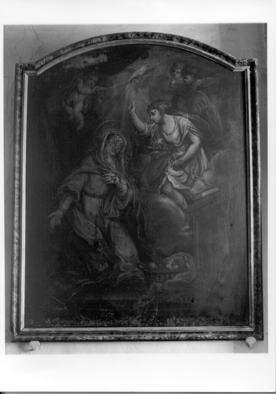 ANNUNCIAZIONE (dipinto, opera isolata) - ambito piemontese (primo quarto sec. XVIII)