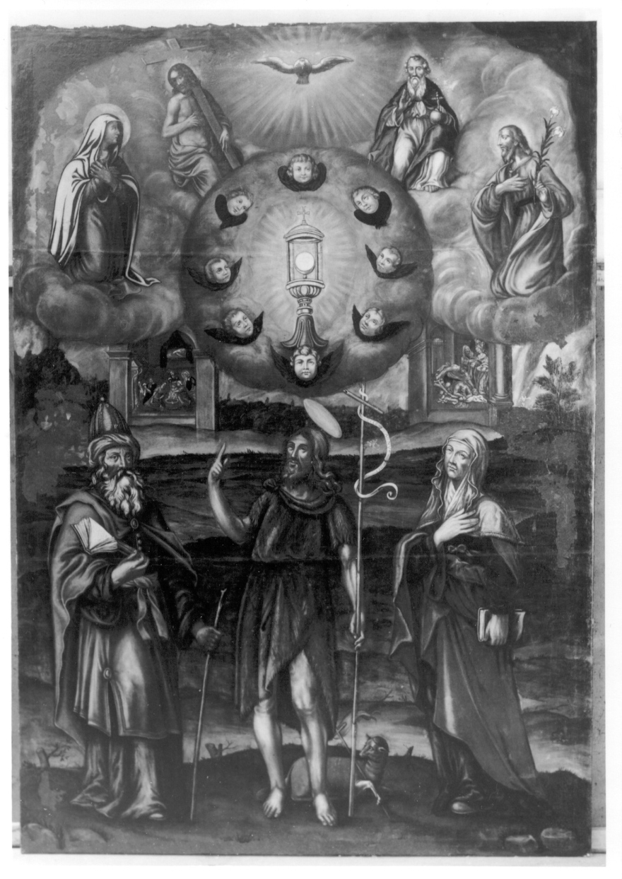 Santi (dipinto, opera isolata) - ambito piemontese (seconda metà sec. XVII)