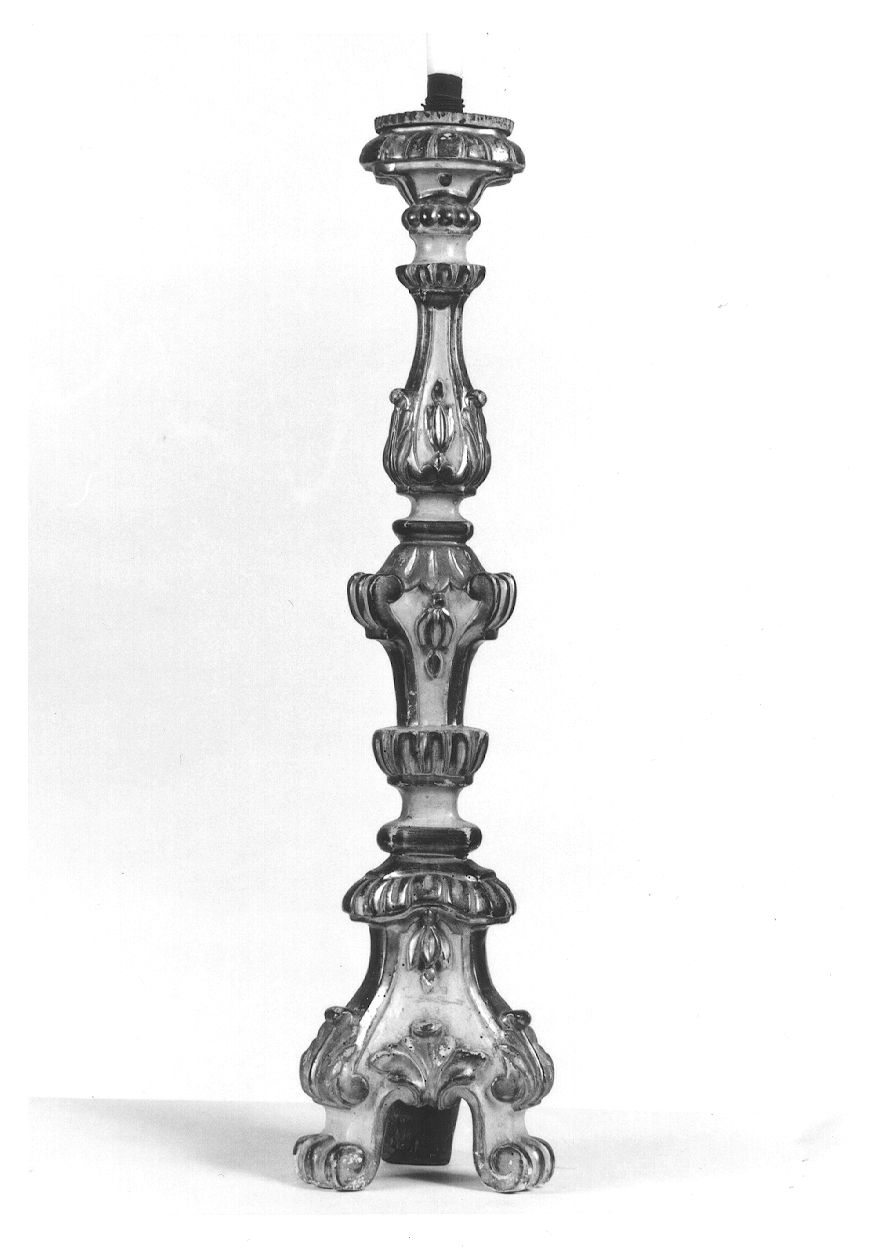 candelabro, serie - ambito piemontese (seconda metà sec. XVIII)
