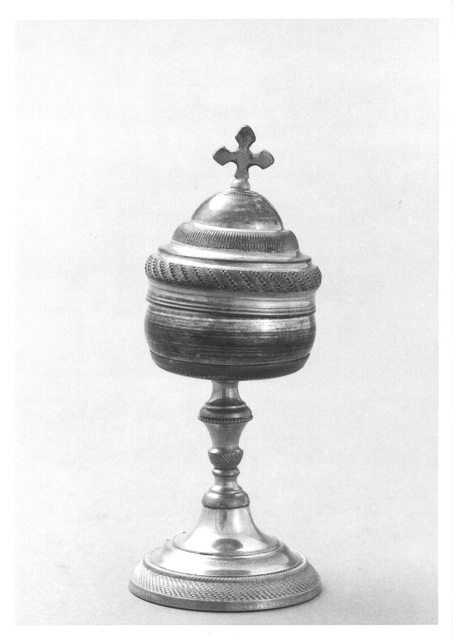 pisside da viatico, opera isolata - bottega piemontese (seconda metà sec. XIX)