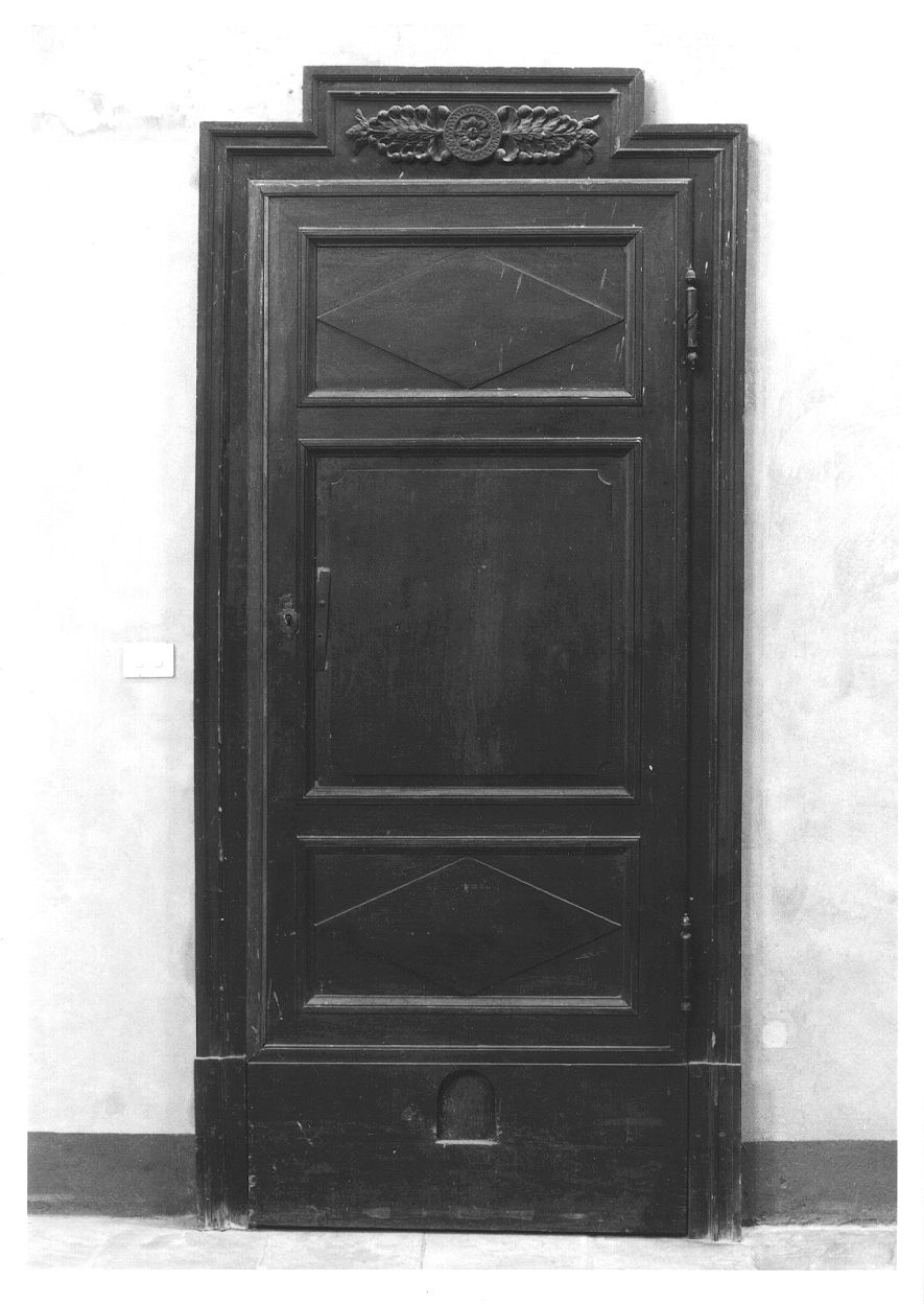 porta, opera isolata - bottega piemontese (ultimo quarto sec. XVIII)