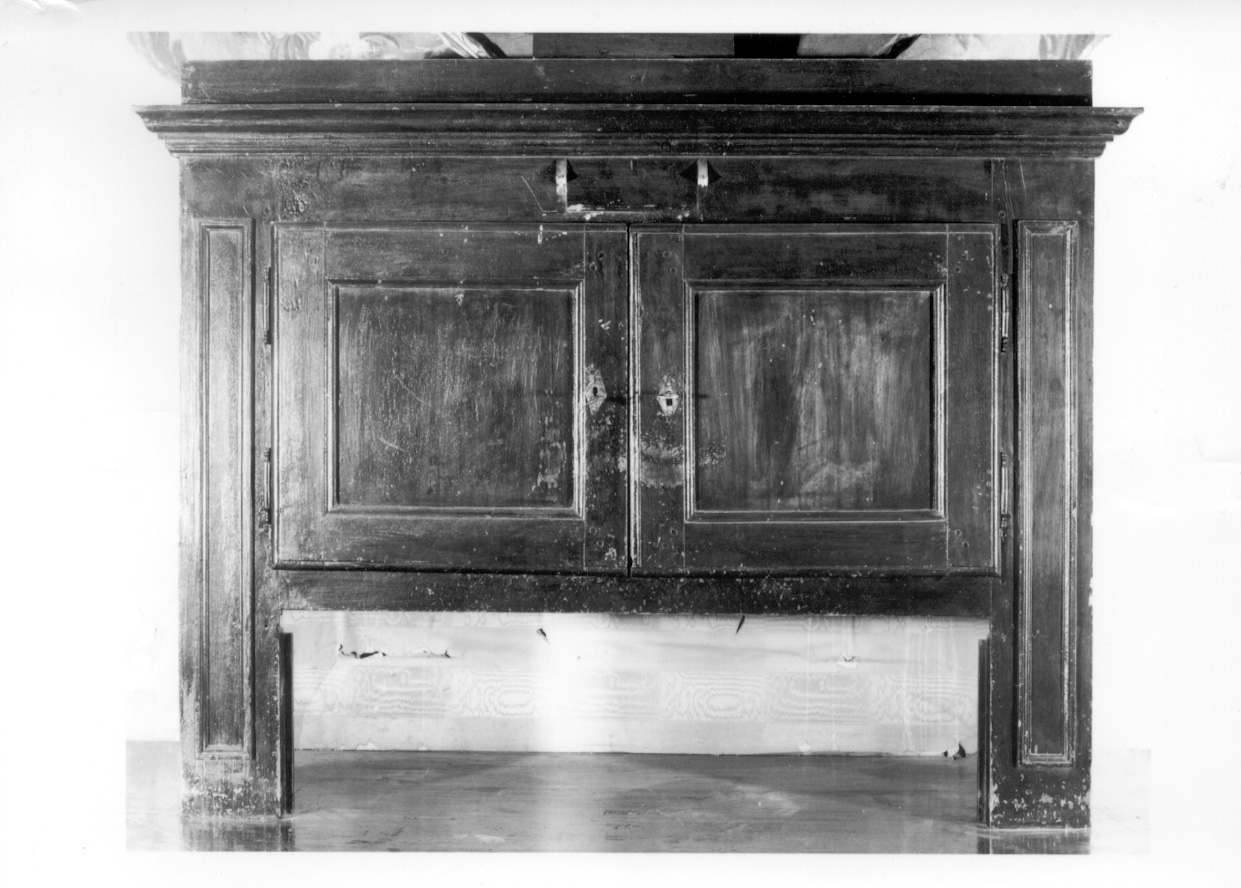 armadio da sacrestia, opera isolata - bottega piemontese (seconda metà sec. XIX)