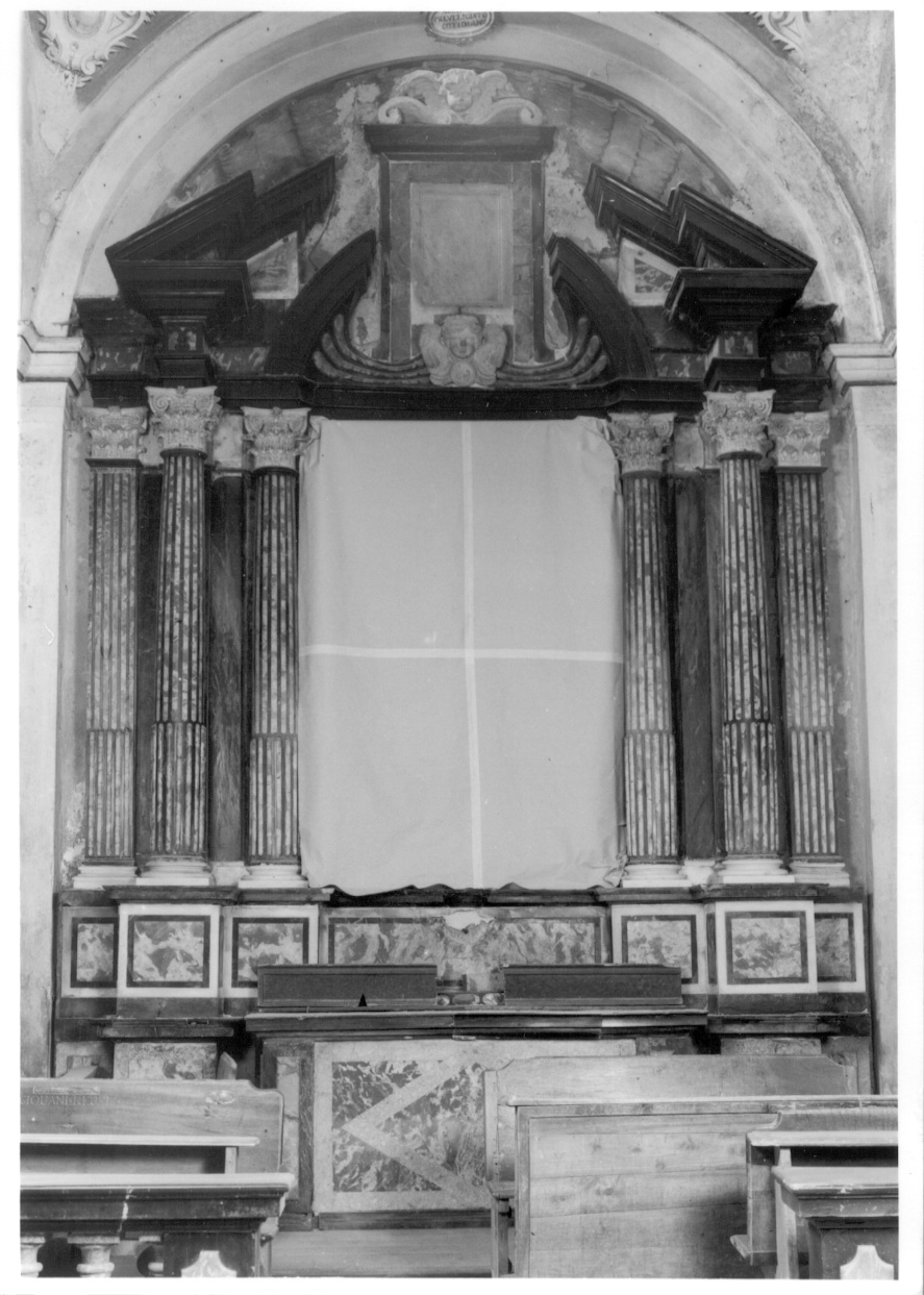altare, opera isolata - ambito piemontese (terzo quarto sec. XVII)