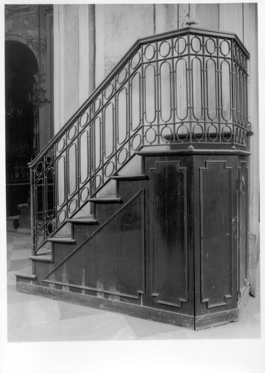 scaletta, opera isolata - bottega piemontese (sec. XIX)