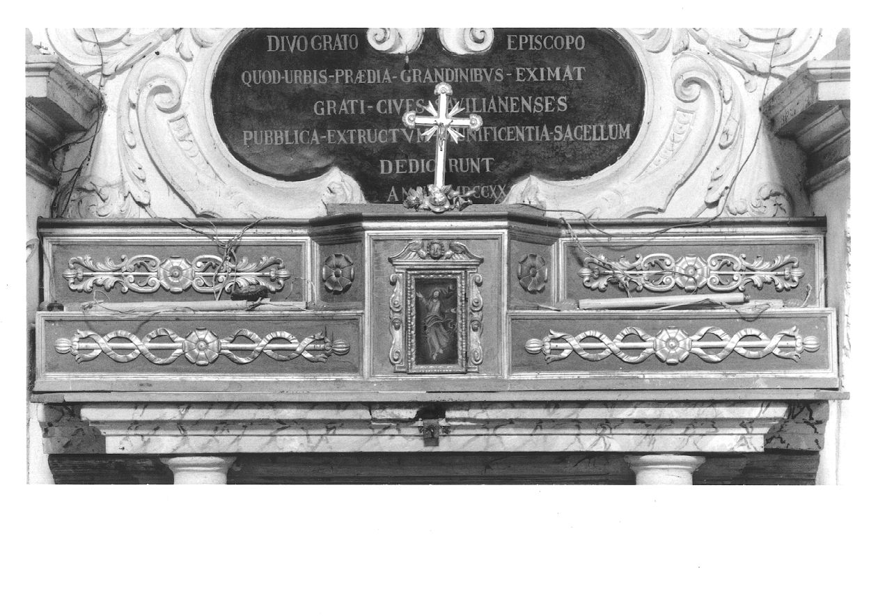 mensa d'altare, elemento d'insieme - ambito piemontese (sec. XIX)