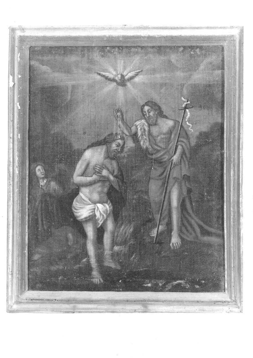 BATTESIMO DI CRISTO (dipinto, opera isolata) - ambito piemontese (fine/inizio secc. XVIII/ XIX)