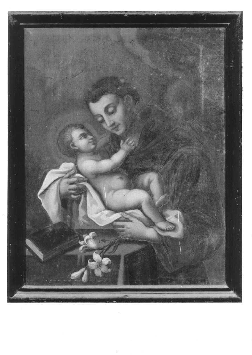 SANT'ANTONIO DA PADOVA (dipinto, opera isolata) - ambito piemontese (prima metà sec. XIX)