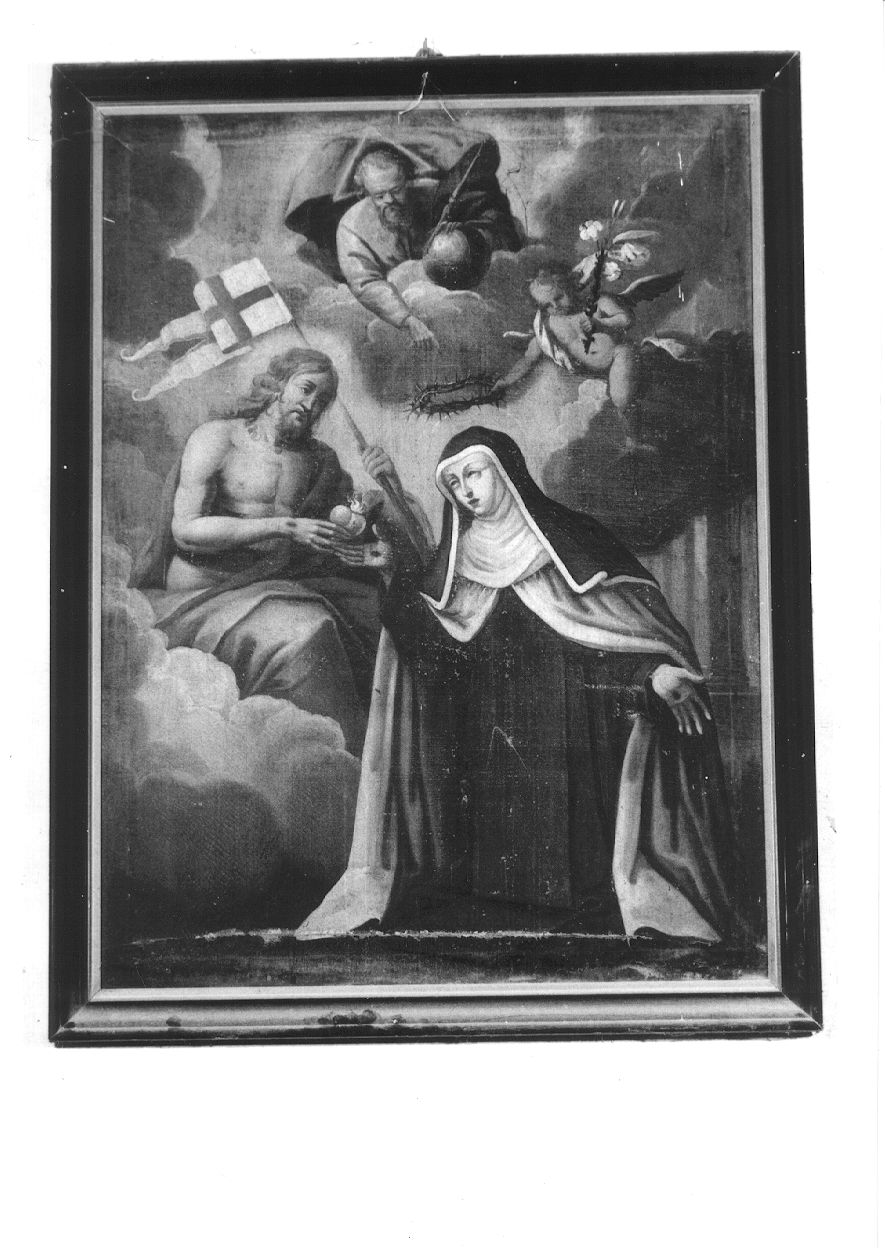 SANTA CATERINA DA SIENA (dipinto, opera isolata) - ambito piemontese (seconda metà sec. XVIII)