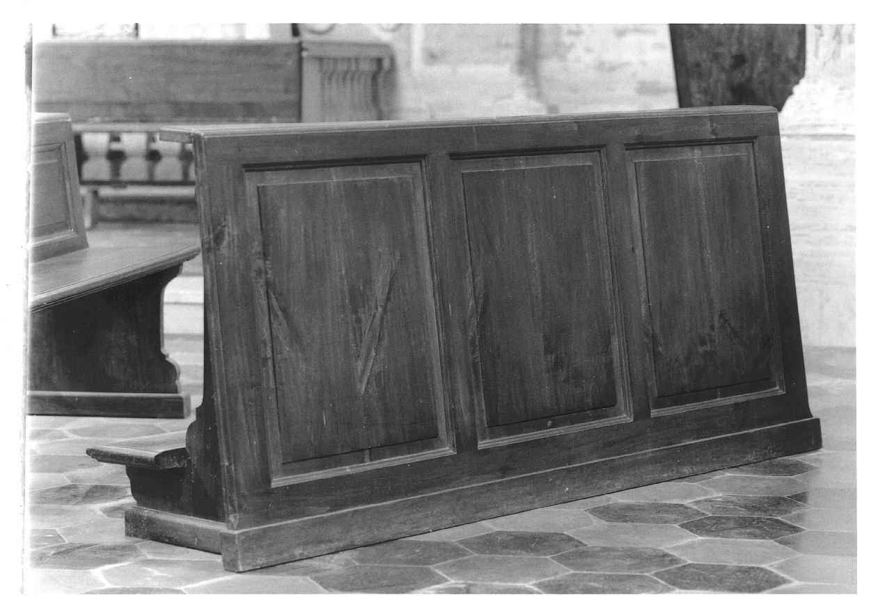 inginocchiatoio, serie - bottega piemontese (fine/inizio secc. XIX/ XX)