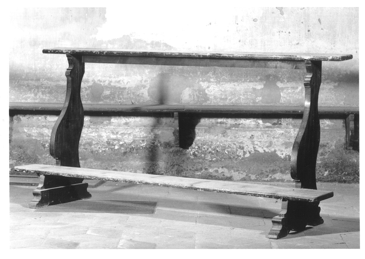 inginocchiatoio, opera isolata - bottega piemontese (fine/inizio secc. XIX/ XX)