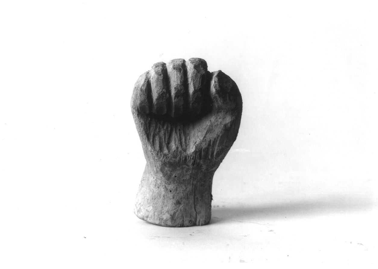 scultura, frammento - bottega franco-piemontese (sec. XVIII)