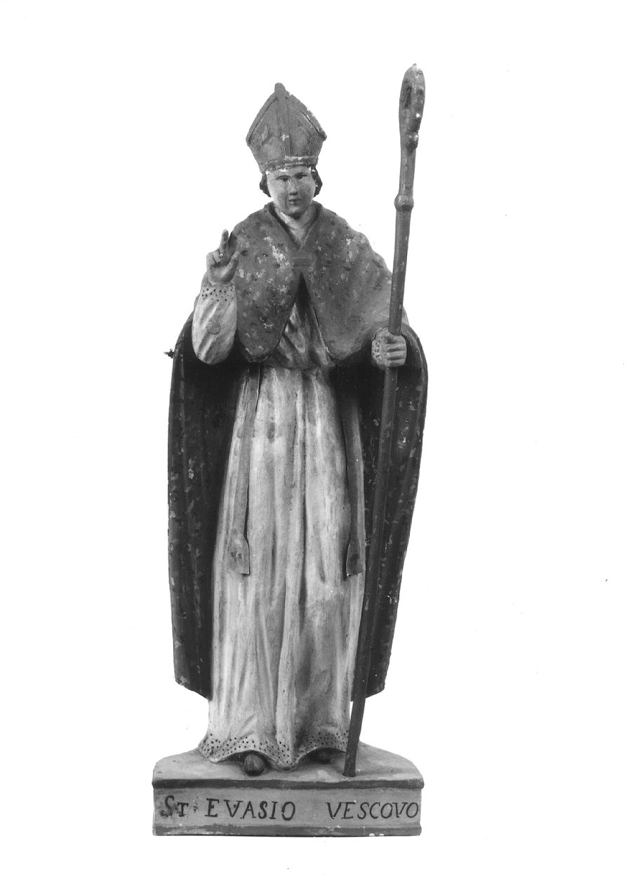 SANT'EVASIO (statua, opera isolata) - bottega franco-piemontese (fine/inizio secc. XVII/ XVIII)