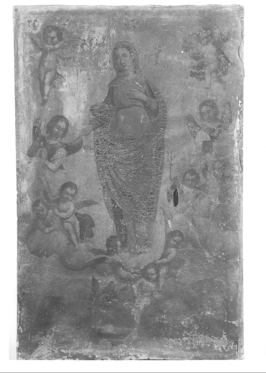 IMMACOLATA CONCEZIONE (dipinto, opera isolata) - ambito franco-piemontese (prima metà sec. XVII)