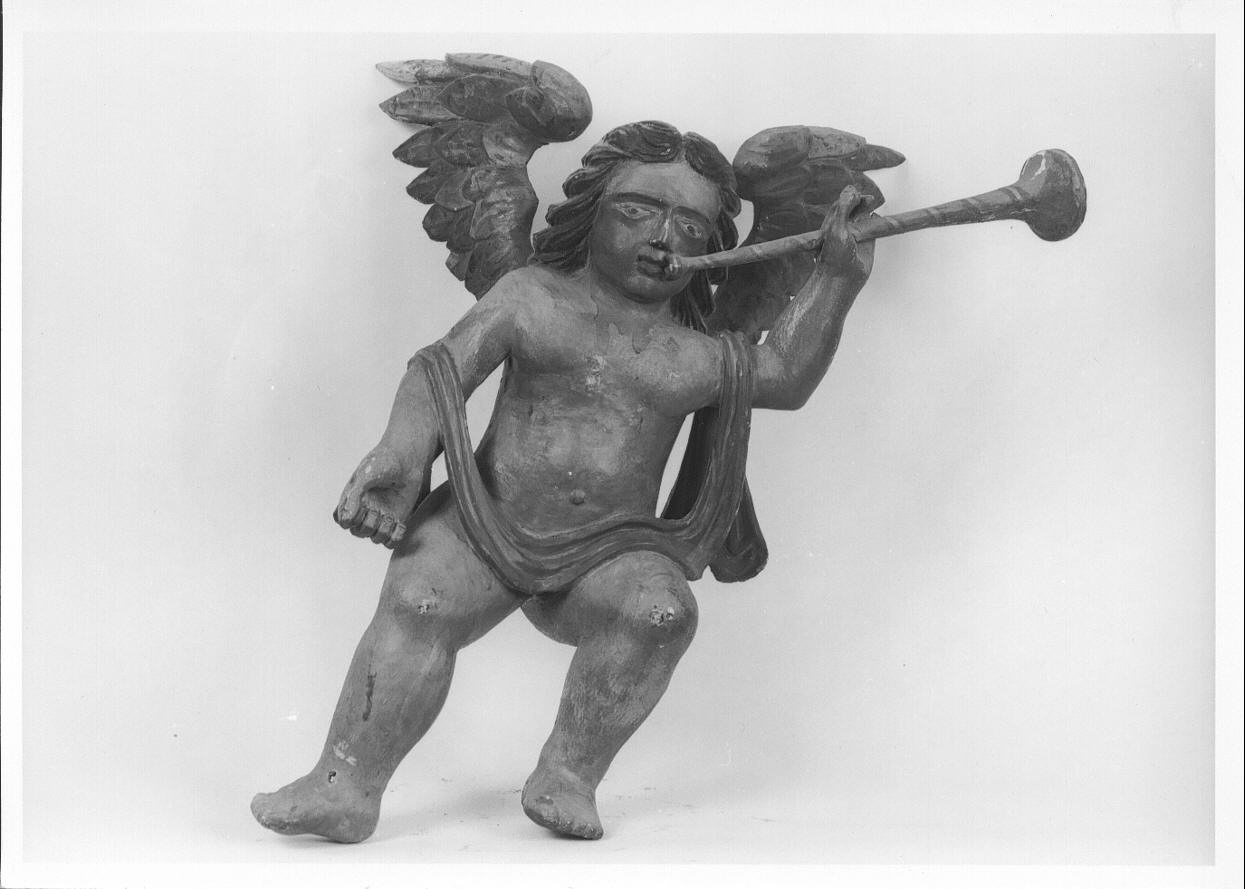 ANGELO MUSICANTE (scultura, opera isolata) - ambito franco-piemontese (primo quarto sec. XVIII)