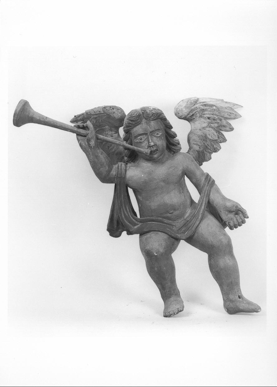 ANGELO MUSICANTE (scultura, opera isolata) - ambito franco-piemontese (primo quarto sec. XVIII)