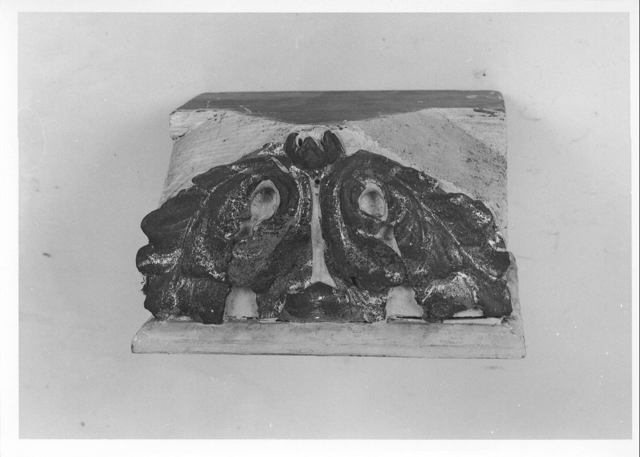 scultura, frammento - ambito piemontese (ultimo quarto sec. XVII)