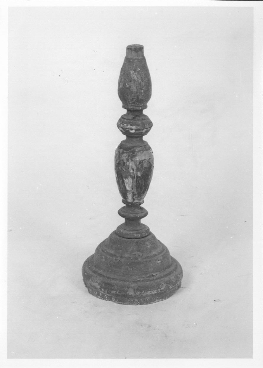 candelabro, frammento - ambito franco-piemontese (primo quarto sec. XVIII)