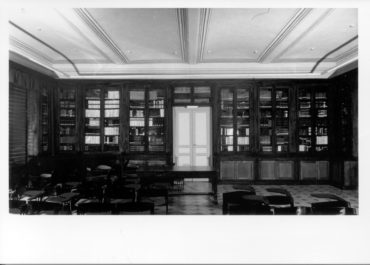 libreria, insieme - ambito piemontese (ultimo quarto sec. XIX)