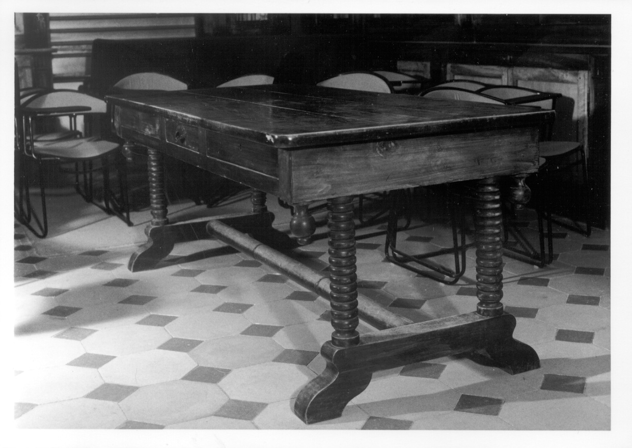 tavolo, opera isolata - ambito piemontese (fine sec. XIX)