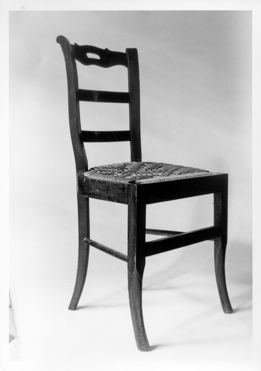 sedia, serie - ambito piemontese (fine/inizio secc. XIX/ XX)