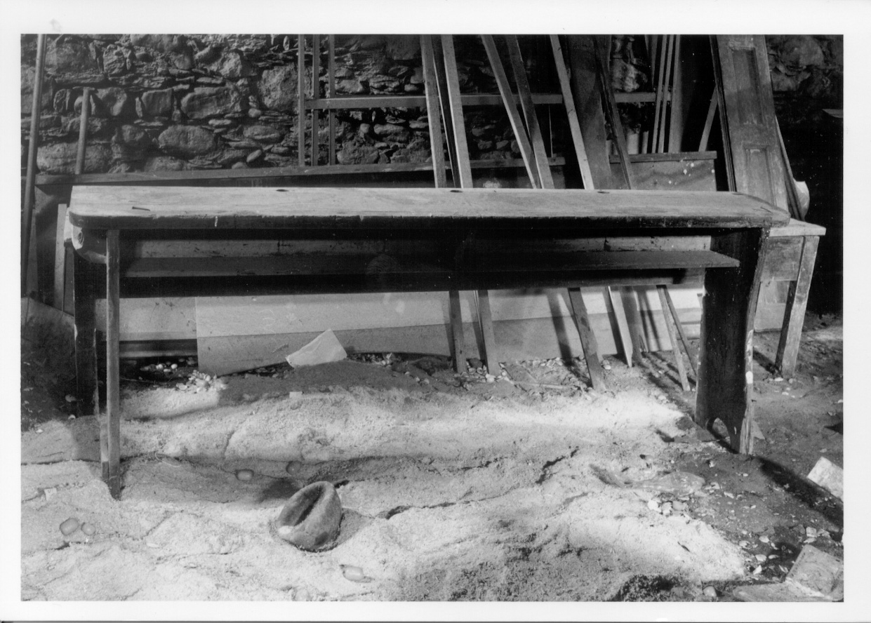 BANCO DA SCUOLA, opera isolata - ambito piemontese (inizio sec. XX)