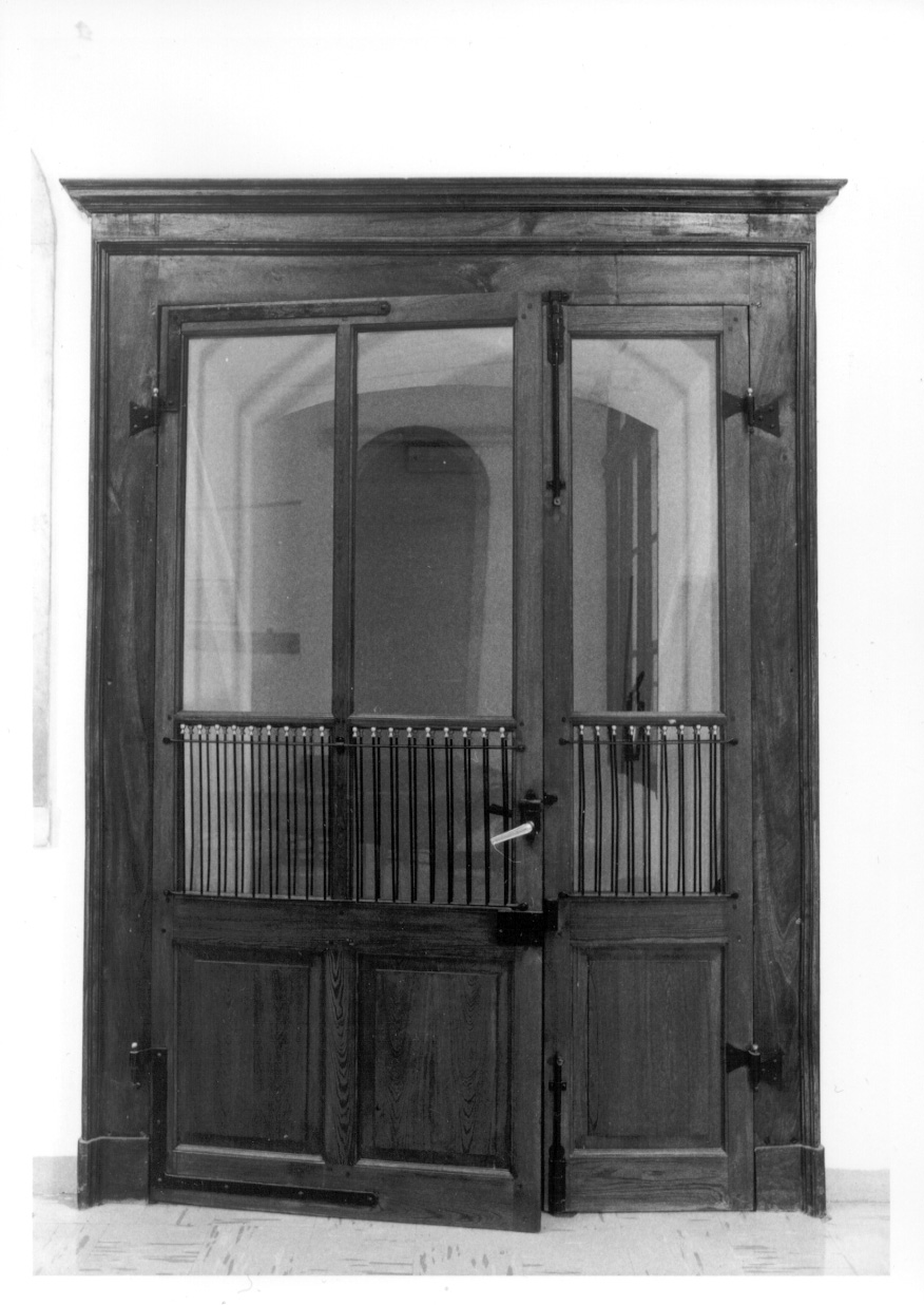 porta, opera isolata - ambito piemontese (seconda metà sec. XIX)