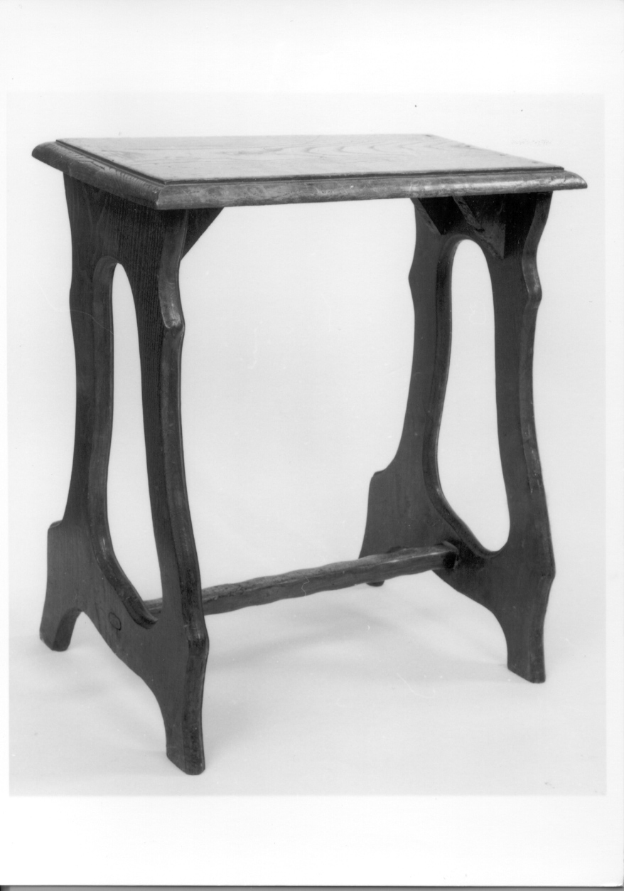 sgabello, opera isolata - bottega piemontese (seconda metà sec. XIX)