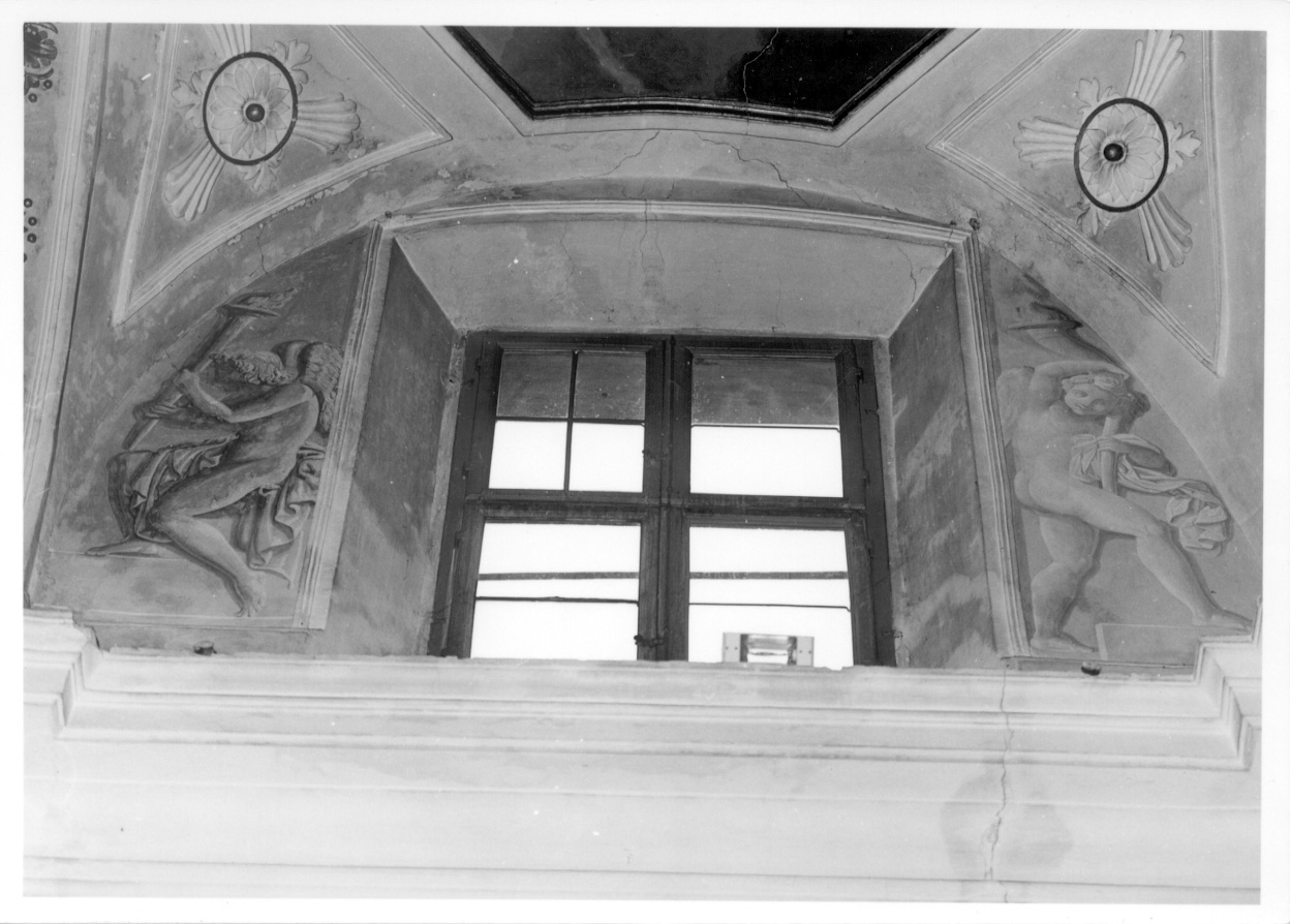 angeli reggitorcia (dipinto) di Comerio Agostino (primo quarto sec. XIX)