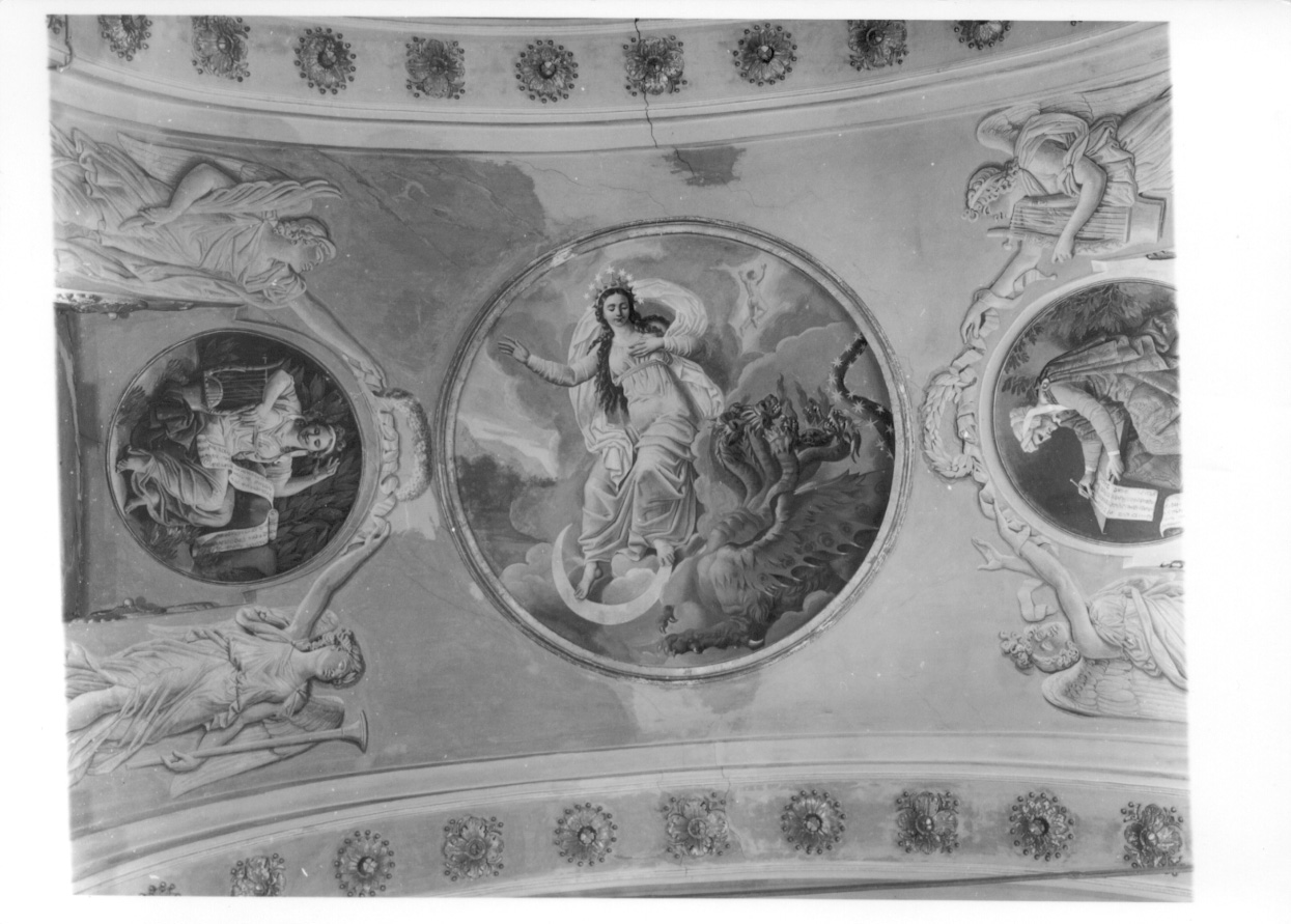 Madonna dell'Apocalisse (dipinto, complesso decorativo) di Comerio Agostino (primo quarto sec. XIX)