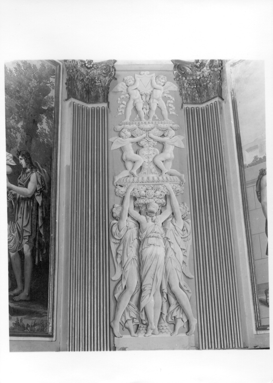 elementi decorativi (decorazione plastica, complesso decorativo) - bottega lombarda (primo quarto sec. XIX)