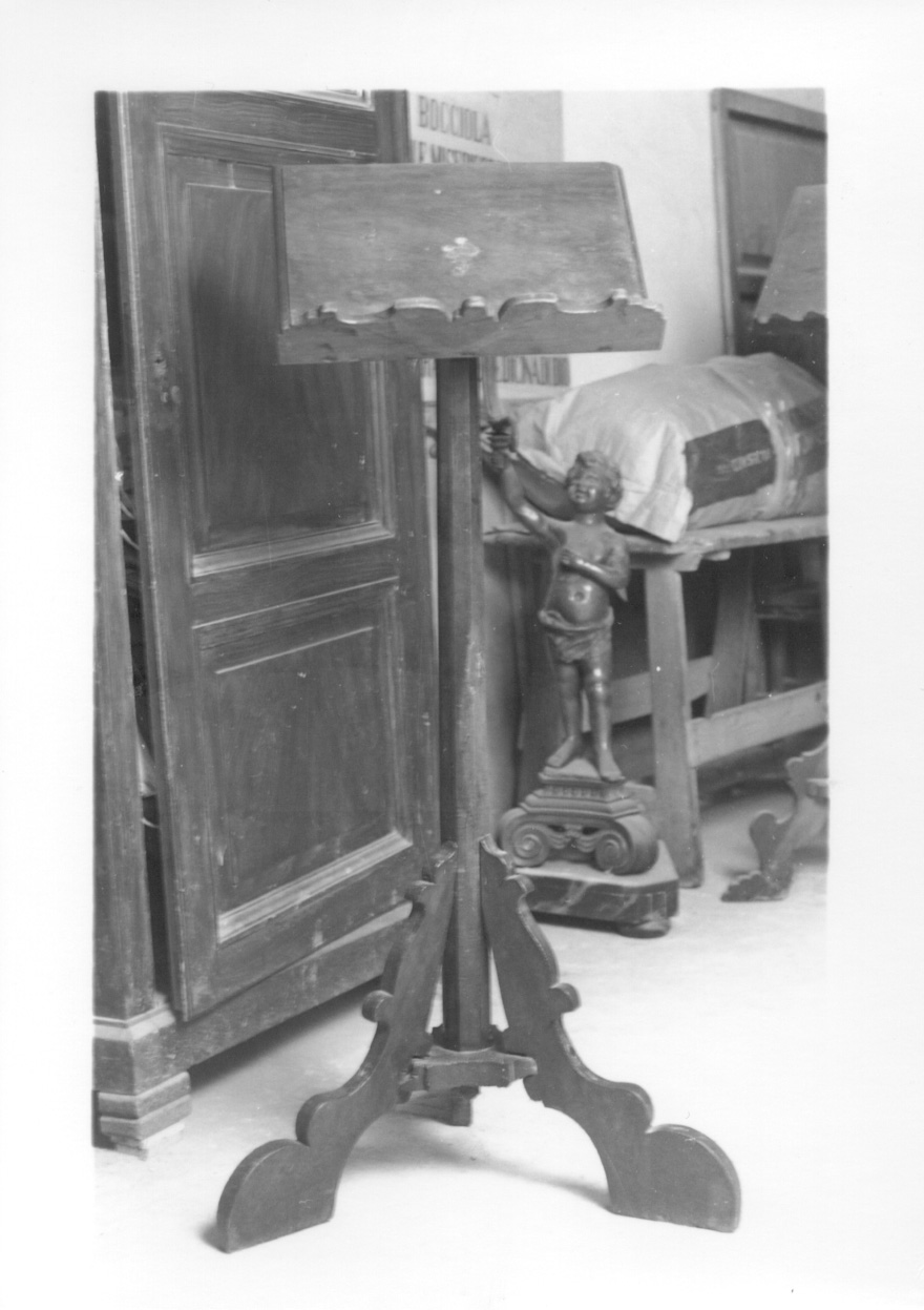 leggio a fusto, opera isolata - ambito novarese (sec. XVIII)