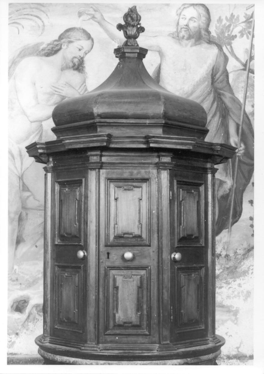 ciborio, opera isolata - bottega novarese (inizio sec. XVIII)