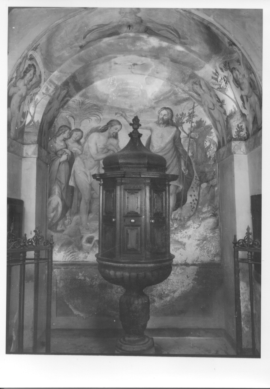 battesimo di Cristo (dipinto, ciclo) di Delfina Stefano (attribuito) (primo quarto sec. XVII)
