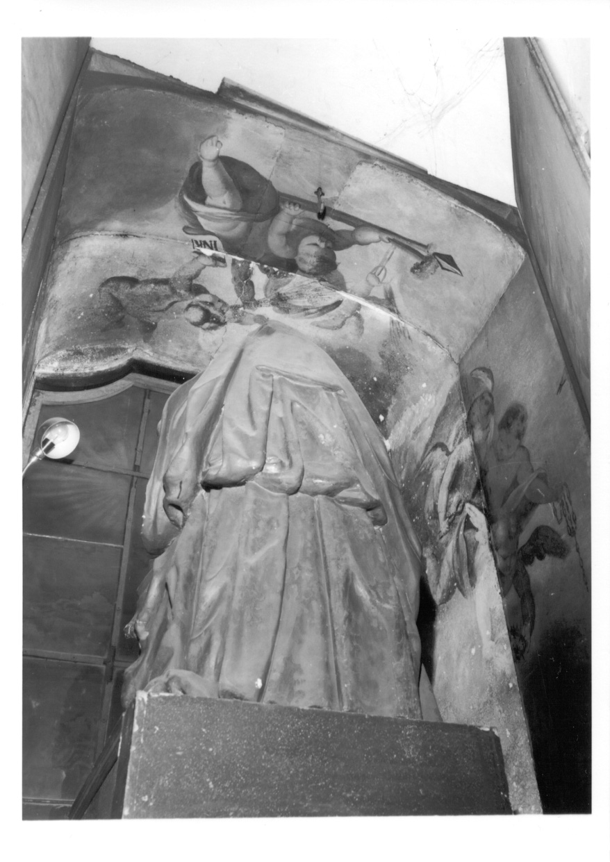 angeli con strumenti della Passione (dipinto, complesso decorativo) di Rossetti Pietro Antonio (attribuito) (primo quarto sec. XVIII)