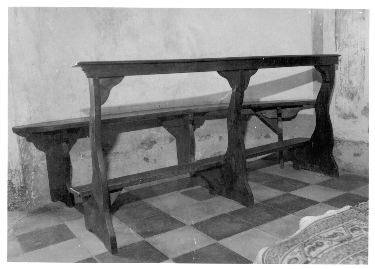 banco da chiesa, serie - ambito novarese (sec. XVIII)