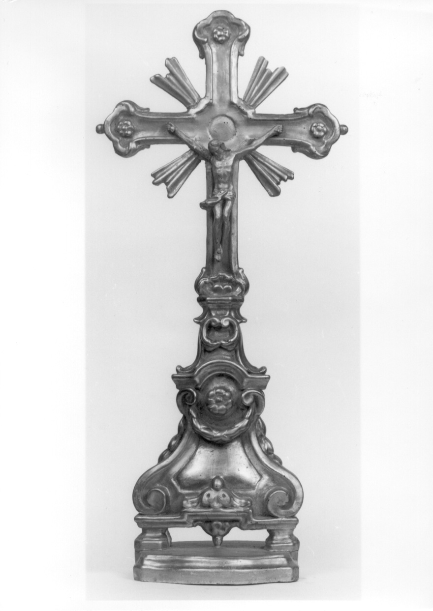 Cristo crocifisso (croce d'altare, opera isolata) - ambito biellese (ultimo quarto sec. XVIII)