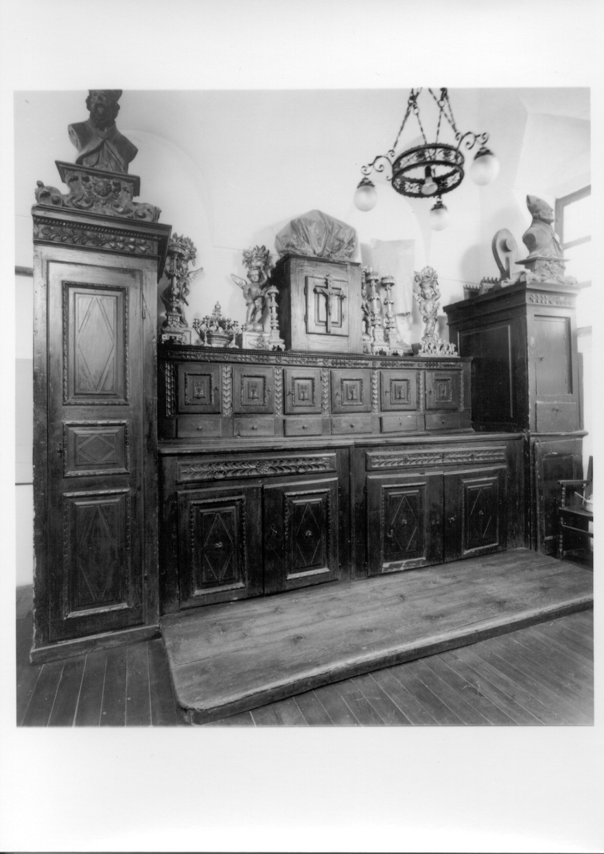 credenzone, opera isolata di Marchisio Giovanni (ultimo quarto sec. XVII)