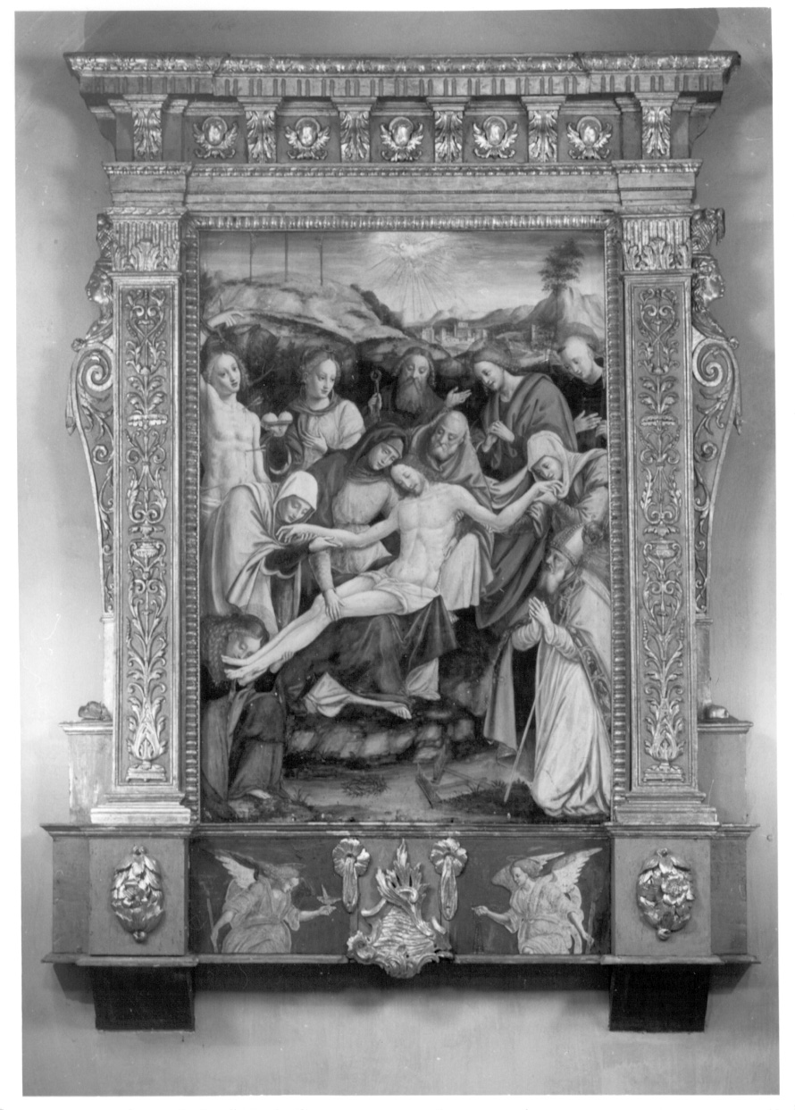 cornice, opera isolata di Materno de Materni (ultimo quarto sec. XVI)