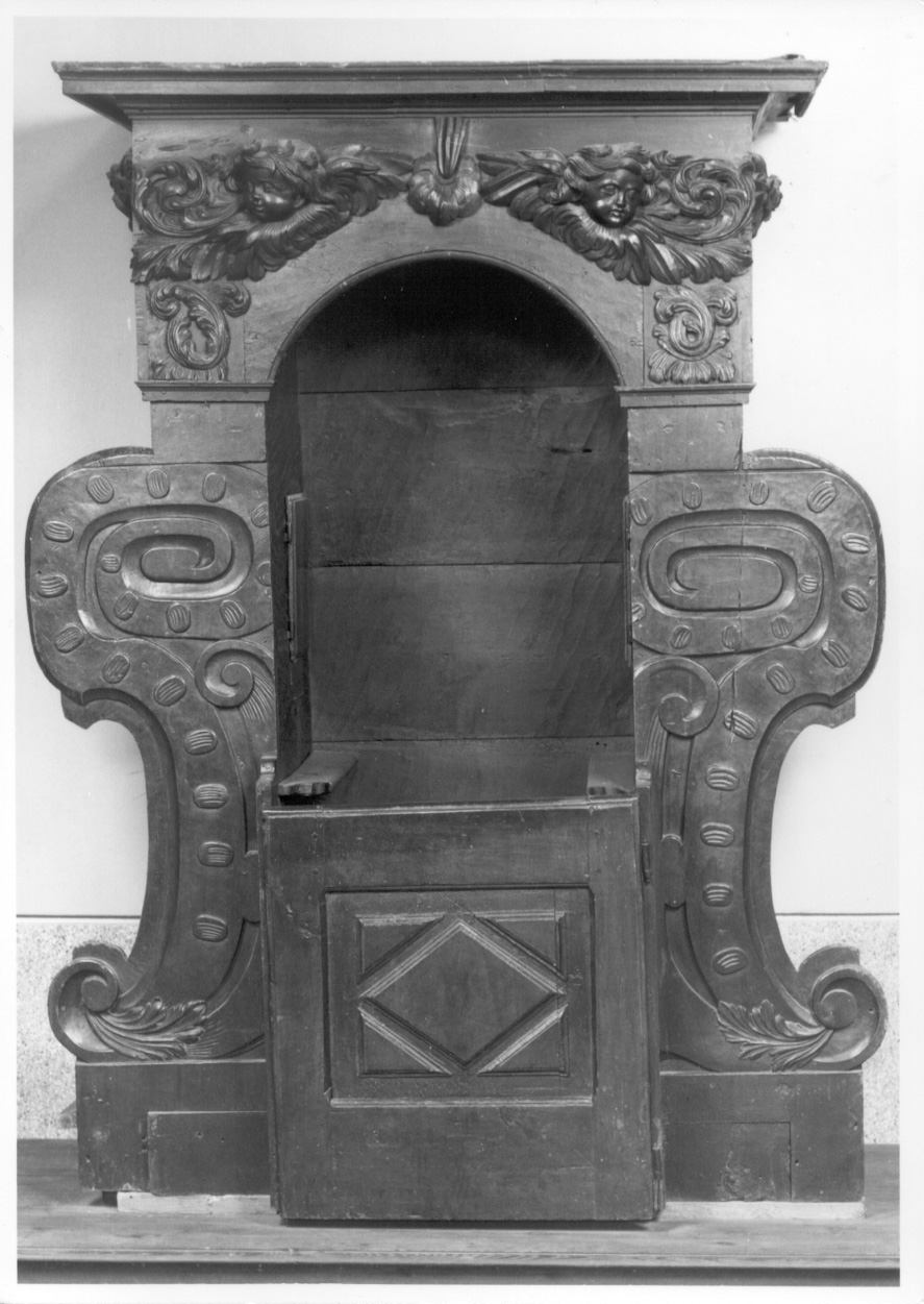 confessionale, opera isolata di Auregio Termine (attribuito) (ultimo quarto sec. XVII)