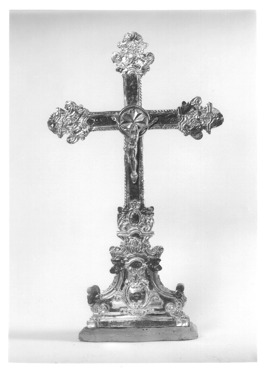 croce d'altare, opera isolata - ambito novarese (inizio sec. XIX)