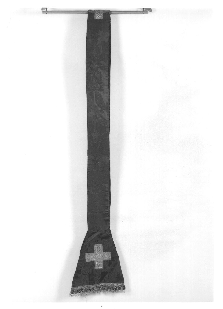 stola, elemento d'insieme - manifattura italiana (seconda metà sec. XVIII)