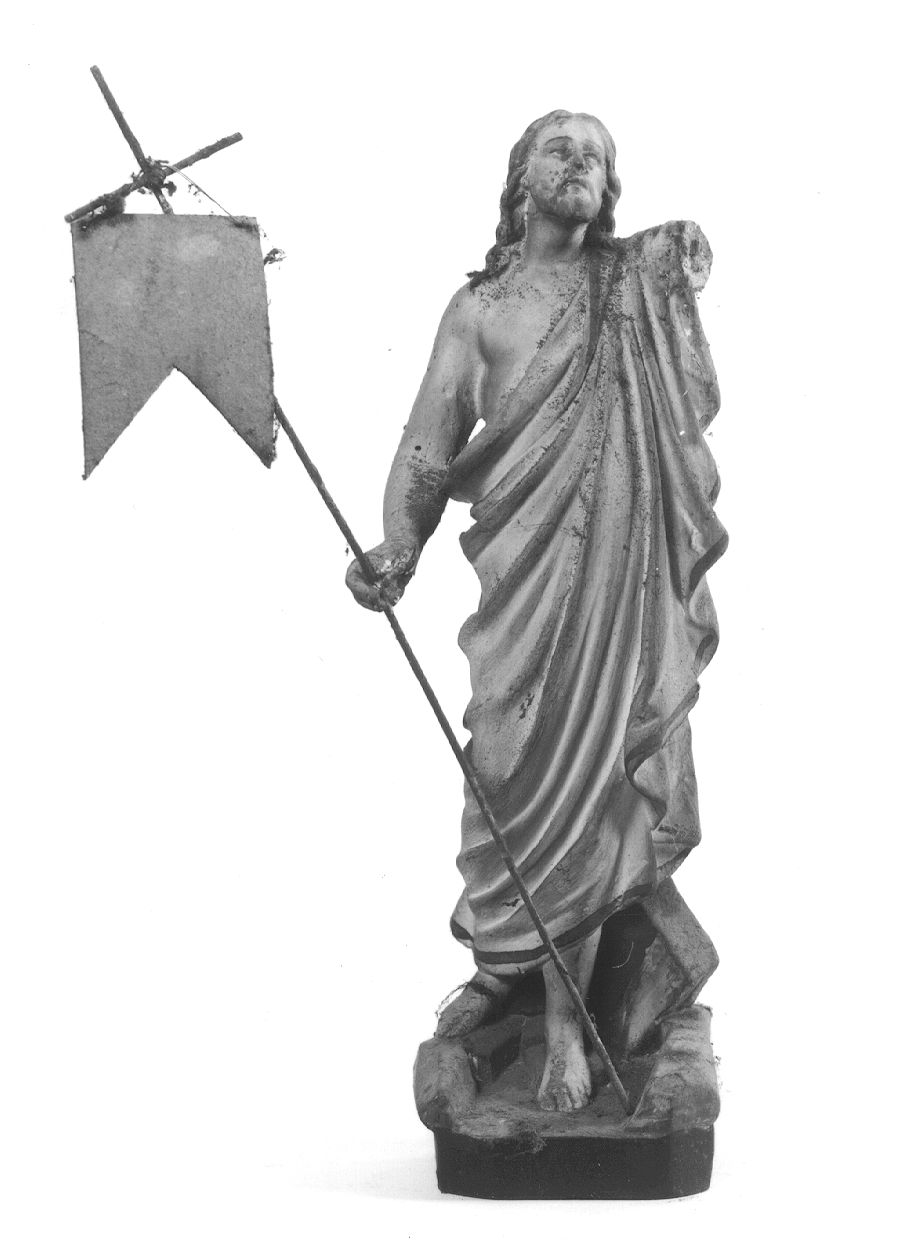 Cristo Salvatore (statuetta, elemento d'insieme) di Rosso (primo quarto sec. XX)