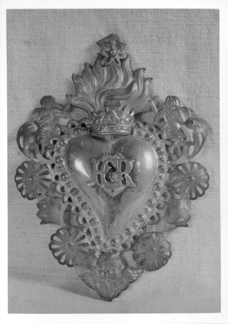 Sacro Cuore di Gesù (ex voto, opera isolata) - ambito piemontese (seconda metà sec. XIX)